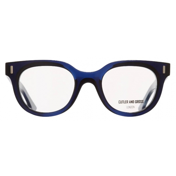 Cutler & Gross - 1304 Round Optical Glasses - Classic Navy Blue - Luxury - Cutler & Gross Eyewear