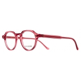 Cutler & Gross - 1313 Round Optical Glasses - Small - Ruby Red - Luxury - Cutler & Gross Eyewear