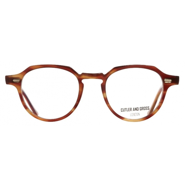 Cutler & Gross - 1313 Round Optical Glasses - Small - Walnut - Luxury - Cutler & Gross Eyewear