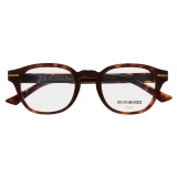 Cutler & Gross - 1356 Round Optical Glasses - Dark Turtle - Luxury - Cutler & Gross Eyewear
