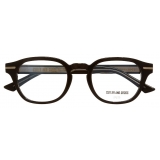 Cutler & Gross - 1356 Round Optical Glasses - Black Taxi - Luxury - Cutler & Gross Eyewear