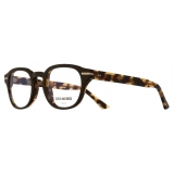 Cutler & Gross - 1356 Round Optical Glasses - Black Taxi on Camo - Luxury - Cutler & Gross Eyewear