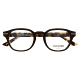 Cutler & Gross - 1356 Round Optical Glasses - Black Taxi on Camo - Luxury - Cutler & Gross Eyewear