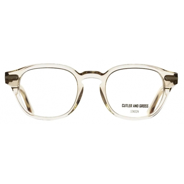 Cutler & Gross - 1356 Round Optical Glasses - Granny Chic - Luxury - Cutler & Gross Eyewear