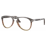 Persol - PO9714VM - Embedding Marrone Opalino - Occhiali da Vista - Persol Eyewear