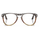 Persol - PO9714VM - Embedding Marrone Opalino - Occhiali da Vista - Persol Eyewear