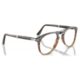 Persol - PO9714VM - Embedding Marrone Opalino - Occhiali da Vista - Persol Eyewear
