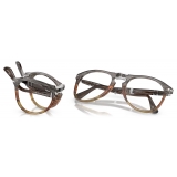 Persol - PO9714VM - Opal Brown Embedding - Optical Glasses - Persol Eyewear