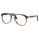 Persol - PO9714VM - Striato Marrone - Occhiali da Vista - Persol Eyewear