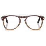 Persol - PO9714VM - Striato Marrone - Occhiali da Vista - Persol Eyewear