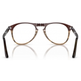 Persol - PO9714VM - Striato Marrone - Occhiali da Vista - Persol Eyewear