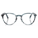 Persol - PO3218V - Striped Grey - Optical Glasses - Persol Eyewear