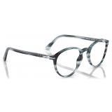 Persol - PO3218V - Striped Grey - Optical Glasses - Persol Eyewear