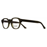 Cutler & Gross - 1356 Round Optical Glasses - Olive - Luxury - Cutler & Gross Eyewear