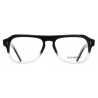 Cutler & Gross - 0822V2 Aviator Optical Glasses - Black to Clear Fade - Luxury - Cutler & Gross Eyewear