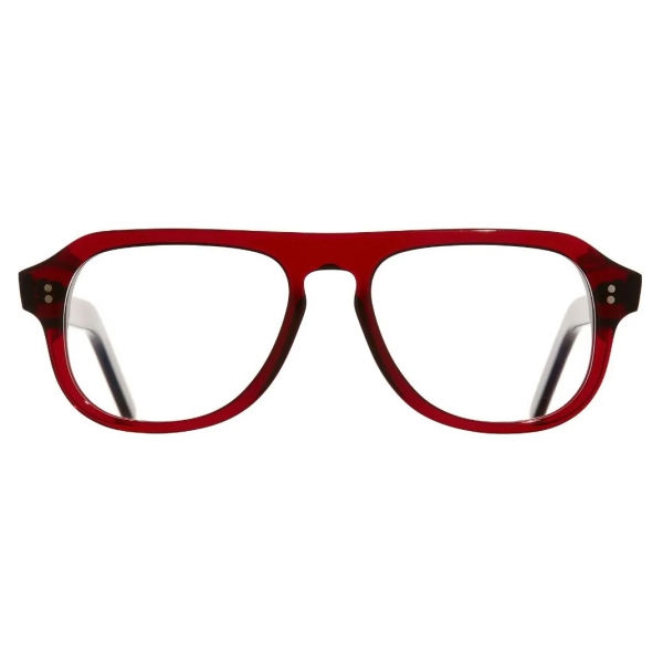 Cutler & Gross - 0822V2 Aviator Optical Glasses - Bordeaux Red - Luxury - Cutler & Gross Eyewear