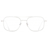 Cutler & Gross - 0003 Aviator Optical Glasses - White Gold Rhodium 18K - Luxury - Cutler & Gross Eyewear