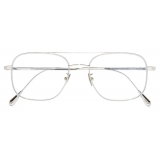 Cutler & Gross - 0003 Aviator Optical Glasses - White Gold Rhodium 18K - Luxury - Cutler & Gross Eyewear