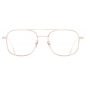 Cutler & Gross - 0003 Aviator Optical Glasses - Rose Gold 18K - Luxury - Cutler & Gross Eyewear