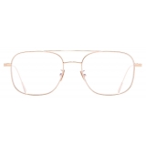 Cutler & Gross - 0003 Aviator Optical Glasses - Rose Gold 18K - Luxury - Cutler & Gross Eyewear