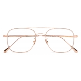 Cutler & Gross - 0003 Aviator Optical Glasses - Rose Gold 18K - Luxury - Cutler & Gross Eyewear