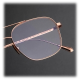 Cutler & Gross - 0003 Aviator Optical Glasses - Rose Gold 18K - Luxury - Cutler & Gross Eyewear