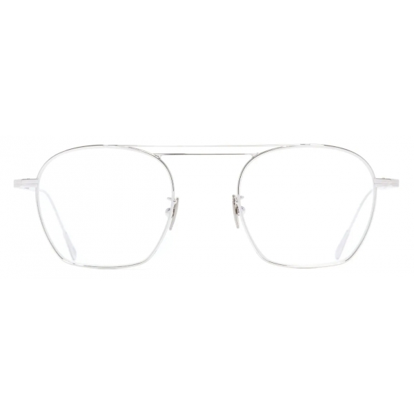 Cutler & Gross - 0004 Aviator Optical Glasses - Rhodium - Luxury - Cutler & Gross Eyewear