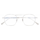 Cutler & Gross - 0004 Aviator Optical Glasses - Rhodium - Luxury - Cutler & Gross Eyewear