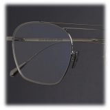 Cutler & Gross - 0004 Aviator Optical Glasses - Rhodium - Luxury - Cutler & Gross Eyewear