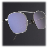 Cutler & Gross - 0004 Aviator Optical Glasses - Rhodium - Luxury - Cutler & Gross Eyewear