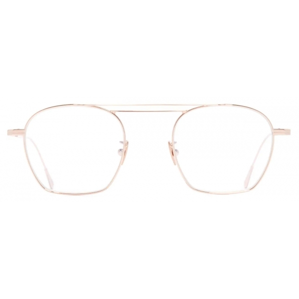 Cutler & Gross - 0004 Aviator Optical Glasses - Rose Gold - Luxury - Cutler & Gross Eyewear