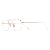 Cutler & Gross - 0004 Aviator Optical Glasses - Rose Gold - Luxury - Cutler & Gross Eyewear