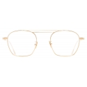 Cutler & Gross - 0004 Aviator Optical Glasses - Gold 18K - Luxury - Cutler & Gross Eyewear