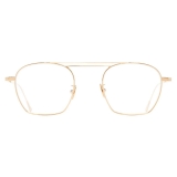Cutler & Gross - 0004 Aviator Optical Glasses - Gold 18K - Luxury - Cutler & Gross Eyewear