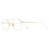 Cutler & Gross - 0004 Aviator Optical Glasses - Gold 18K - Luxury - Cutler & Gross Eyewear