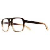 Cutler & Gross - 1394 Aviator Optical Glasses - Honeyburst Fade - Luxury - Cutler & Gross Eyewear