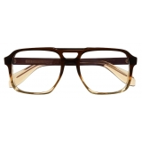 Cutler & Gross - 1394 Aviator Optical Glasses - Honeyburst Fade - Luxury - Cutler & Gross Eyewear