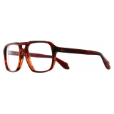 Cutler & Gross - 1394 Aviator Optical Glasses - Nolita Havana - Luxury - Cutler & Gross Eyewear