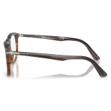 Persol - PO3278V - Striped Grey Gradient Brown - Optical Glasses - Persol Eyewear
