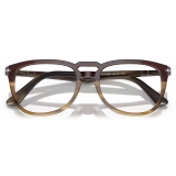 Persol - PO3278V - Black Striped Brown - Optical Glasses - Persol Eyewear