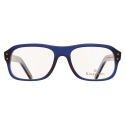Cutler & Gross - 0847 Kingsman Aviator Optical Glasses - Matt Classic Navy Blue - Luxury - Cutler & Gross Eyewear