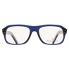 Cutler & Gross - 0847 Kingsman Aviator Optical Glasses - Matt Classic Navy Blue - Luxury - Cutler & Gross Eyewear