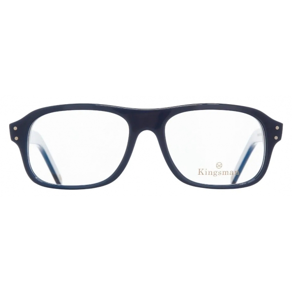 Cutler & Gross - 0847 Kingsman Aviator Optical Glasses - Marine Blue - Luxury - Cutler & Gross Eyewear