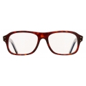 Cutler & Gross - 0847V2 Kingsman Aviator Optical Glasses - Large - Dark Turtle Havana - Luxury - Cutler & Gross Eyewear