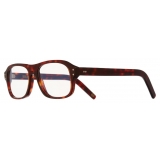 Cutler & Gross - 0847V2 Kingsman Aviator Optical Glasses - Large - Dark Turtle Havana - Luxury - Cutler & Gross Eyewear