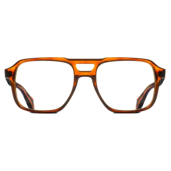 Cutler & Gross - 1394 Aviator Optical Glasses - Honey Havana - Luxury - Cutler & Gross Eyewear