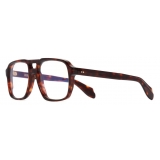 Cutler & Gross - 1394 Aviator Optical Glasses - Dark Turtle - Luxury - Cutler & Gross Eyewear