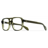 Cutler & Gross - 1394 Aviator Optical Glasses - Olive - Luxury - Cutler & Gross Eyewear