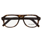 Cutler & Gross - 0822V3 Aviator Optical Glasses - Large - Dusky Turtle - Luxury - Cutler & Gross Eyewear