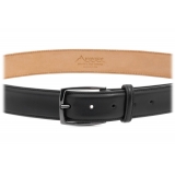 Avvenice - Astrea - Premium Leather Belt - Black - Handmade in Italy - Exclusive Luxury Collection